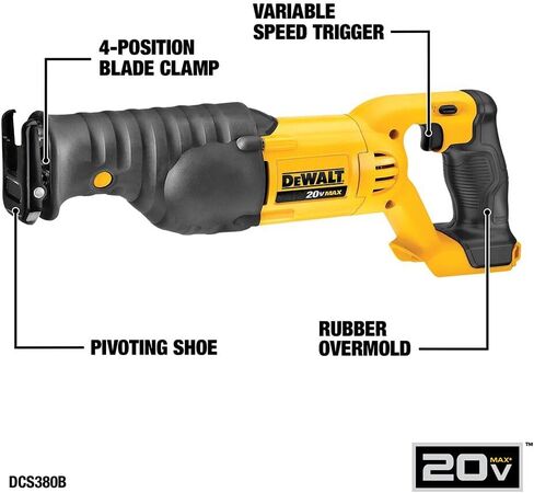 DEWALT 20V MAX Cordless Drill Combo Kit , 5-Tool (DCK551D1M1) in Saudi Arabia
