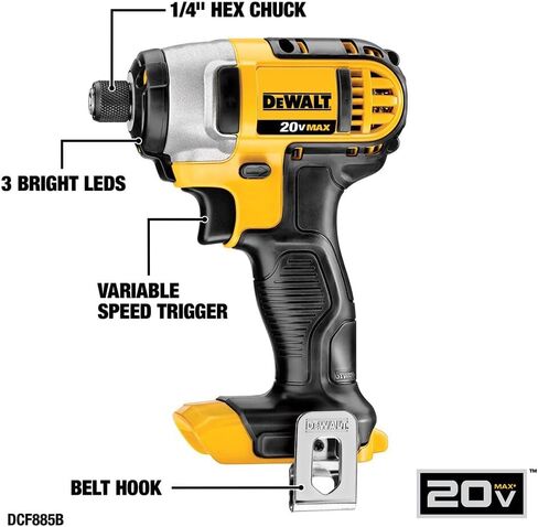 DEWALT 20V MAX Cordless Drill Combo Kit , 5-Tool (DCK551D1M1) in Saudi Arabia