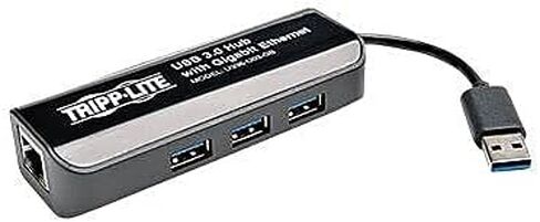 TRIPP LITE USB 3.0 SuperSpeed to Gigabit Ethernet NIC Network Adapter, White (U336-000-GBW) in Kuwait