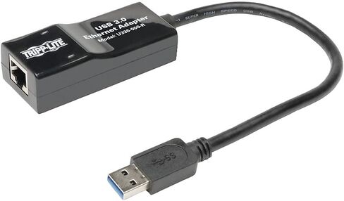 TRIPP LITE USB 3.0 SuperSpeed to Gigabit Ethernet NIC Network Adapter, White (U336-000-GBW) in Kuwait