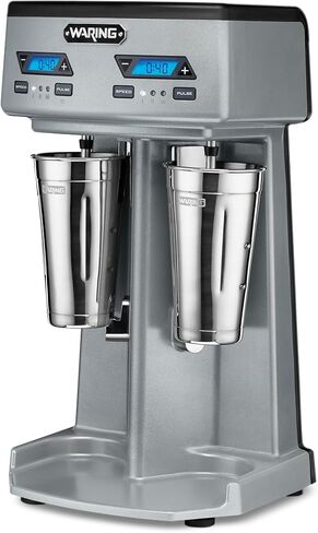 Waring Commercial WDM120TX Heavy-Duty Single 1Hp Spindle Drink Mixer with Countdown Timer, Digital Display, Automatic Start/Stop, 120V, 5-15 Phase Plug in Saudi Arabia