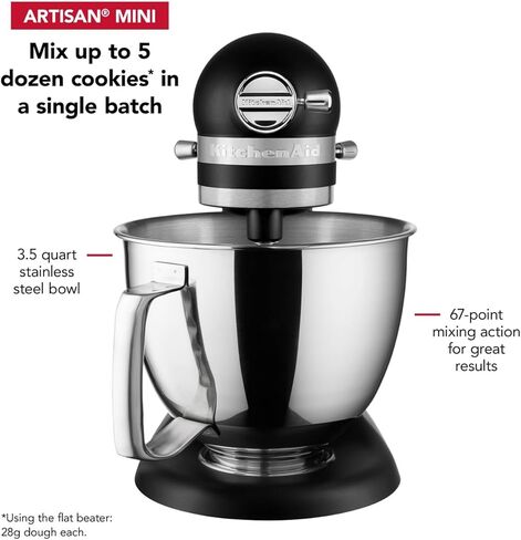Kitchenaid Artisan Mini Plus Tilt-Head Stand Mixer with Flex Edge Beater in Saudi Arabia