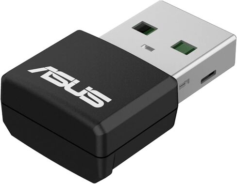 محول لاسلكي مزدوج النطاق من ASUS USB-AC53 AC1200 Nano USB ، MU-Mimo، متوافق مع Windows XP/Vista/7/8/1/10 in Kuwait