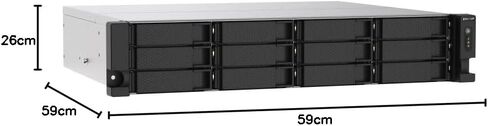 QNAP TS-1673AU-RP 16 Bay High-Performance NAS with 2 x 2.5GbE Ports, Redundant PSU in Saudi Arabia