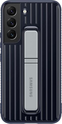 Samsung Electronics Galaxy S22 Clear Standing Cover, Protective Phone Case, Corner TPU Bumpers, PC Back Protection, Adjustable Viewing Angle, US Version, Transparent, (EF-JS901CTEGUS) in Saudi Arabia