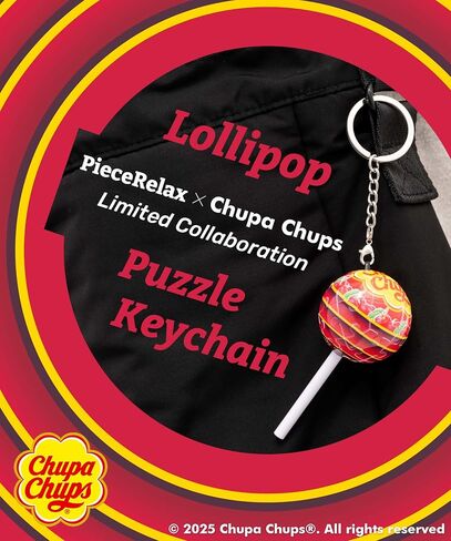 Chupa Chups x PiceRelax 3D Puzzle Keychain 24 قطعة بلاستيكية للبالغين - Chups My Flavor - Orange - حلقة مفتاح محمولة ، ملحقات ، سحر حقيبة ، سحر ، هدايا فريدة من نوعها لمحبي الألغاز [A3892] in Kuwait