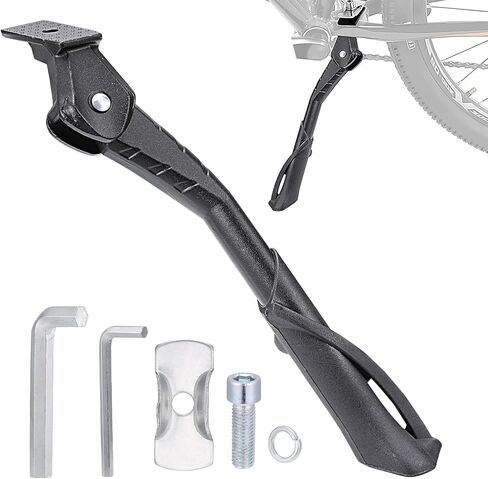Bike Kickstand for Adult Bikes,Aluminum Alloy Bicycle Kickstand Adjustable for 24-29 Inch,Bicycle Kickstand for Mountain Bike, Trek Bike, Road Bike, City Bike,Non-Slip Sole (style-2) in Kuwait