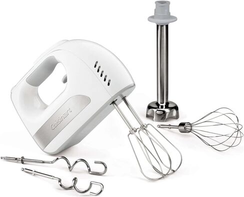 Cuisinart HM-8GR 8-Speed Hand Mixer with Blending Attachment, Gray in Saudi Arabia