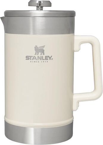 Stanley Heritage All-In-One, Boil + Brewer French Press for Coffee, Tea or Soup, Compact BPA Free Coffee Press, Polar,48OZ / 1.4L in Saudi Arabia