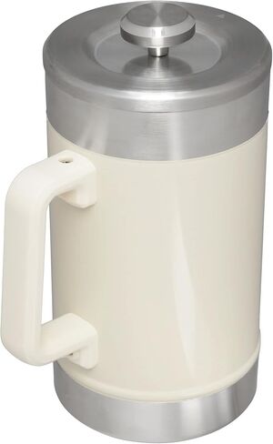 Stanley Heritage All-In-One, Boil + Brewer French Press for Coffee, Tea or Soup, Compact BPA Free Coffee Press, Polar,48OZ / 1.4L in Saudi Arabia