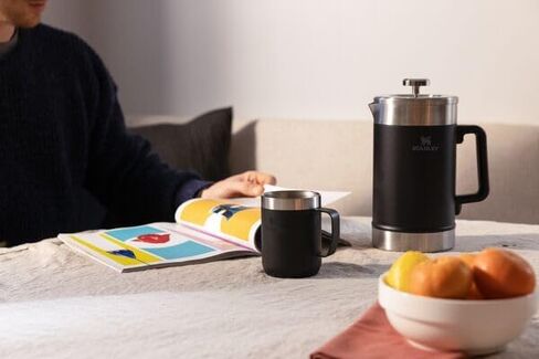 Stanley Heritage All-In-One, Boil + Brewer French Press for Coffee, Tea or Soup, Compact BPA Free Coffee Press, Polar,48OZ / 1.4L in Saudi Arabia