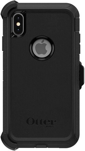 حافظة OTTERBOX DEFENDER SERIES إصدار صدري للآيفون XS ماكس - تغليف التجزئة - أسود in Saudi Arabia