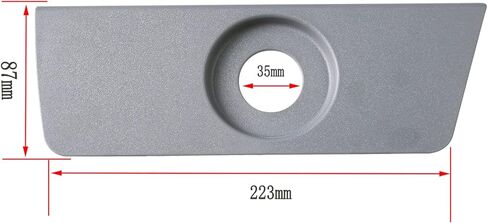 Compatible with 2011-2014 Ford F150 Manual Lumbar Seat Switch Housing Panel Trim Bezel Gray (Driver Left Side) in Saudi Arabia