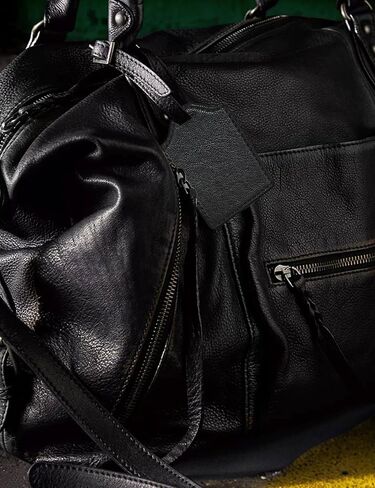 حقيبة حمل المرأة المجانية حقيبة الحمل مع حقائب اليد من الجلد الكبير نساء نباتي مع حزام قابل للتعديل in Kuwait