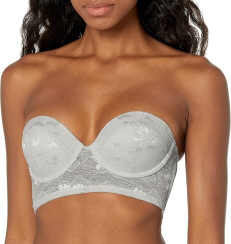 Cerhinu Women's Lace Longline Bra, Black, 38D in Saudi Arabia
