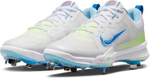 Nike Force Trout 9 Pro FQ7941-100 أبيض/بالكاد فولت/أكواريوس الأزرق/الصورة الأزرق للرجال المرابط 11.5 الولايات المتحدة in Saudi Arabia
