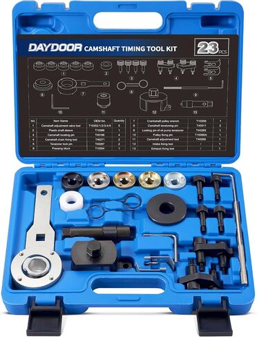 DAYDOOR Camshaft Crankshaft Engine Timing Tool Kit, 21 PCS Compatible with Audi VW VAG 2006-2018 EA888 1.8 2.0 TSI TFSI T10355 T10060A T10352 T10368 T40011 T40196 T40268 in Saudi Arabia