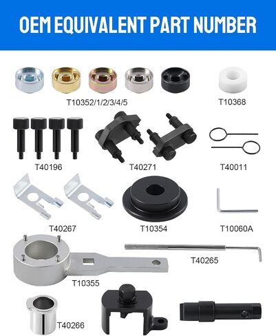 DAYDOOR Camshaft Crankshaft Engine Timing Tool Kit, 21 PCS Compatible with Audi VW VAG 2006-2018 EA888 1.8 2.0 TSI TFSI T10355 T10060A T10352 T10368 T40011 T40196 T40268 in Saudi Arabia
