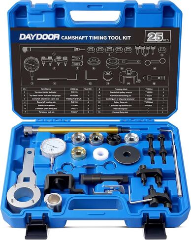 DAYDOOR Camshaft Crankshaft Engine Timing Tool Kit, 21 PCS Compatible with Audi VW VAG 2006-2018 EA888 1.8 2.0 TSI TFSI T10355 T10060A T10352 T10368 T40011 T40196 T40268 in Kuwait