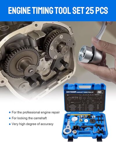 DAYDOOR Camshaft Crankshaft Engine Timing Tool Kit, 21 PCS Compatible with Audi VW VAG 2006-2018 EA888 1.8 2.0 TSI TFSI T10355 T10060A T10352 T10368 T40011 T40196 T40268 in Kuwait