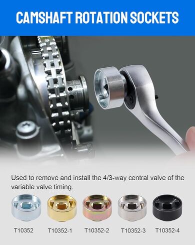 DAYDOOR Camshaft Crankshaft Engine Timing Tool Kit, 21 PCS Compatible with Audi VW VAG 2006-2018 EA888 1.8 2.0 TSI TFSI T10355 T10060A T10352 T10368 T40011 T40196 T40268 in Kuwait