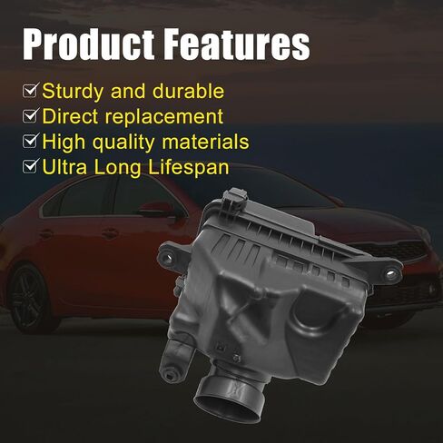 FZJDSD Engine Air Filter Filter Cleaner Box Housing 28110M6050 متوافق مع Hyundai Elantra 2019-2020 Kia Forte 2019-2024 Forte5 2020-2024 L4 2.0L استبدال 28110-M6050 بدون Air Counder in Saudi Arabia