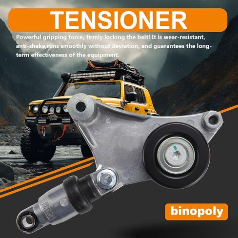 Binopoly 38216 تجميع موتر حزام محرك مع بكرة من أجل Scion TC 05-10 Toyota Avensis 00-08/Camry 02-07/Solara/Highlander 01-07/RAV4 01-05 OE# 89360 419-022 16620-28090 166200W110 166202010 in Saudi Arabia