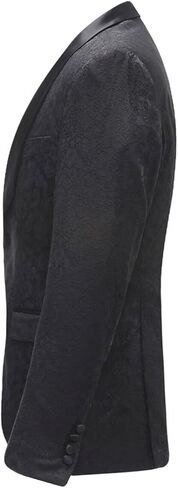 Boyland Mens 3 Piece Tuxedos One Button Wide Shawl Lapel Formal Suits Black Tie in Kuwait