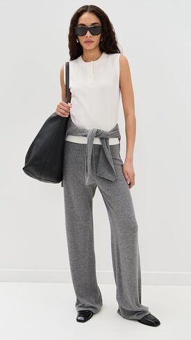 Vince Women's Henley Crew Neck Shell in Saudi Arabia