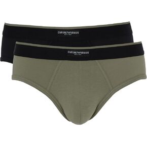 Emporio Armani Men's Logo Label 2 Pack Brief