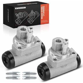 A-Premium Rear Driver and Passenger Drum Brake Wheel Cylinder Compatible with Select Nissan Models - Pathfinder 1987-1988, D21 1986-1989, 2-PC Set - Replace# 4410031G11