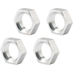 Allstar Performance ALL18294 Thin OD, 3/4-16 in Right Hand Jam Nut 4 Pack