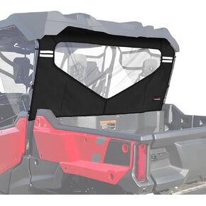 StarknightMT Zippered Pioneer 1000 Back Window Compatible with Pioneer 1000 3P 6P 2016-2024 Waterproof Mid Panel Reflective Strips Design Replace #0SR95-HL8-211B Pioneer 1000 6 Accessories