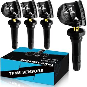 أجهزة استشعار ضغط الإطارات TPMS لـ: -Chevy Camaro 2010-2015 Impala Silverado Cruze ، لـ: -gmc Yukon Sierra for: -cadillac for: -buick for: -pontiac for: -saturn 315 قبل المبرمجة 13598771 (4pcs)