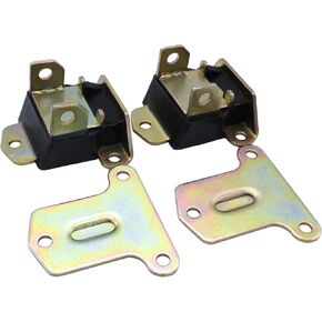 1 Pair Black Polyurethane Motor Engine Mounts Bracket for Small & Big Block Chevy SBC BBC 350