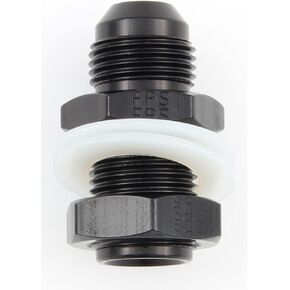 Fragola 483108-BL Black Size (-8) Fuel Cell Bulkhead Fitting