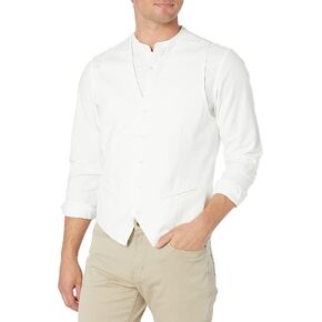 Cubavera mens Easy Care Linen-blend Vest in Saudi Arabia