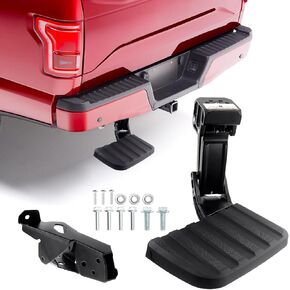 Truck Side Step Compatible with Ford F-250 F-350 20030-2025 | 75330-01A | Anti-Slip, Retractable Bed Step | Durable & Corrosion-Resistant |400 lbs Capacity