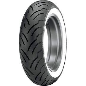 Dunlop American Elite Whitewall Rear Tire (Wide Whitewall / MT90B16)