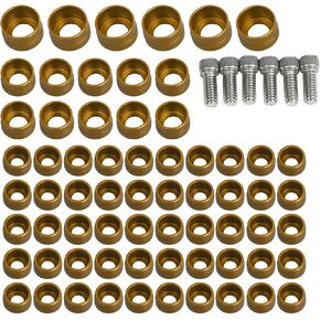 66pcs دراجة نارية محرك برتقالي أغطية الترباس غطاء المسمار لهارلي سبورتستر داينا Softail Touring Electra Glides Road Road Road Kings Street Street