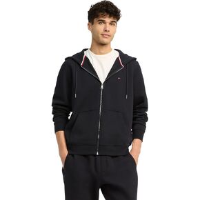 Tommy Hilfiger Men's Medium Weight Fleece Full Zip Up Hoodie