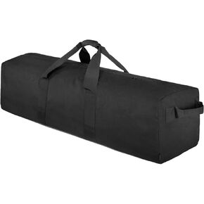 Vorspack Duffle Bag for Travel - 120 لتر كيس من القماش الخشن الكبير للرجال أكياس التخييم القابلة للطي لتخزين العتاد في الأسبوع بين عشية وضحا