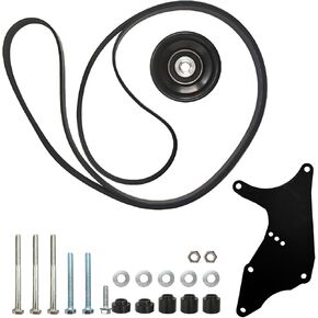 RS008-BK Dual Alternator Bracket Kit Fit for GM Truck/SUV 4.8 5.3 6.0 6.2L Vortec V8 Gas Engines, Fit for 1999-2013 Chevrolet Tahoe Suburban Silverado/GMC Yukon/Cadillac Escalade/Hummer H2 H3T