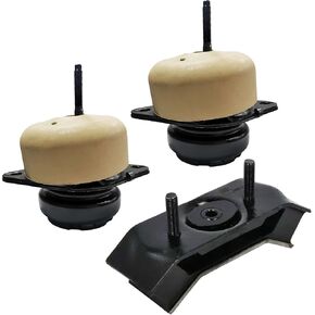 Front Engine & Rear Transmission Mount 4 Pcs Compatible with BMW 3 Series E36 E46 E85 E86 318i 318is 320i 323is 323Ci 325Ci 328i 330Ci 535i 735i M3 M5 Z3 Z4 Motor Mount Kit