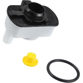 Motoforti Evaporative Emissions System Leak Detection Pump, for Jeep Wrangler, Plastic Metal, with Gasket, White