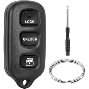Key Fob Shell Case لـ Toyota 4Runner 1999 2000 2001 2002 2003 2004 2005 2006 2007 2008 2008/Sequoia 2001-2007 HYQ12BBX HYQ12BAN HYQ1512Y 4 BUNTURN ANNERN ANNERMENT CORPLIS