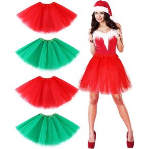 Handepo Women's Adult Tutu Skirts 3 Layered Short Tulle Skirt Tutu Multicolor Skirts for Halloween Christmas Thanksgiving in Saudi Arabia