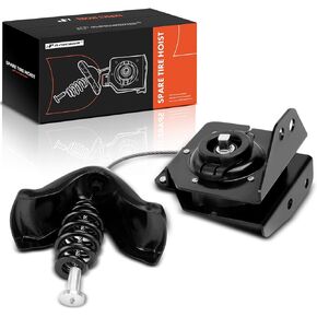A-Premium Spare Tyre Tyre Tyist Tyre Winch Carrier متوافق مع شيفروليه سيلفرادو 2500 HD ، Silverado 3500 HD & GMC Sierra 2500 HD ، Sierra 3500 HD ، 2020 2021 2022 2023 2024 2024