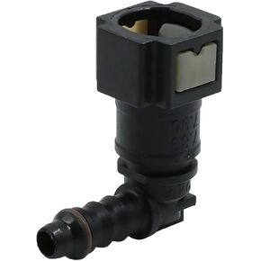 X AUTOHAUX Car Fuel Line Hose Pipe Quick Release Plastic Connect Connector 7.89mm ID6