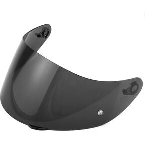 QWORK Helmet Visor Replacements, Deep Smoke Tinted Visor, UV Protection, Scratch & Peel Resistant